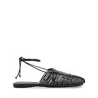 Farm Rio Women's Macrame Ankle Tie Sandals