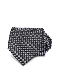The Men's Store at Bloomingdale's Geo Floral Print Silk Neck Tie - Exclusive