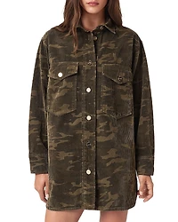 Allsaints Faye Flocked Dress