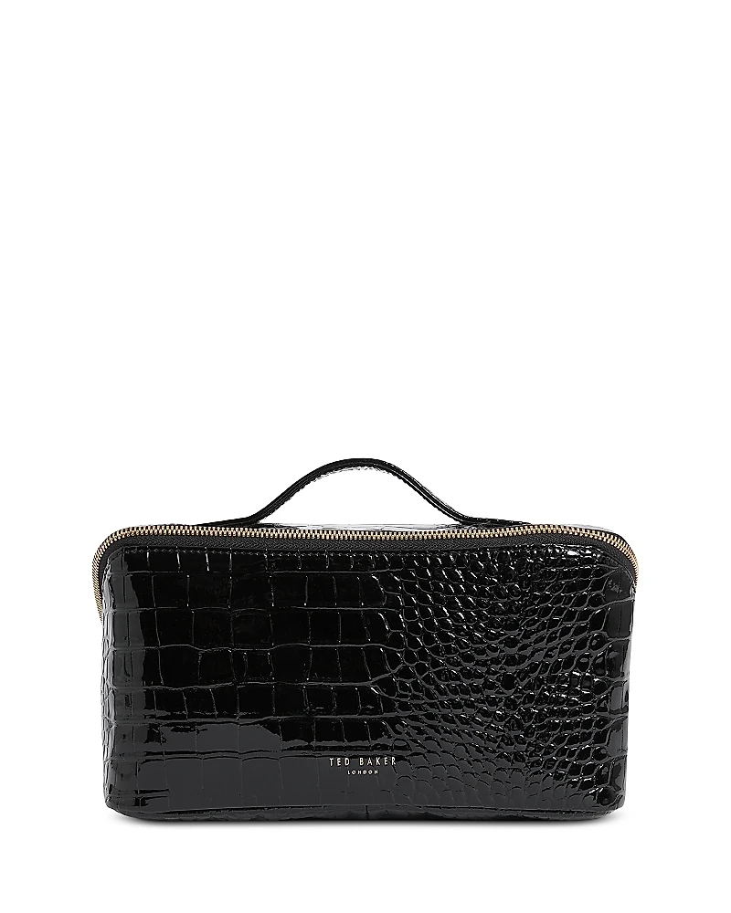 Ted Baker Vieda Croc Embossed Small Makeup Bag
