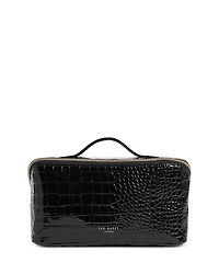 Ted Baker Vieda Croc Embossed Small Makeup Bag