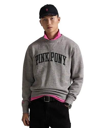 Polo Ralph Lauren Pink Pony Classic Fit Fleece Sweatshirt
