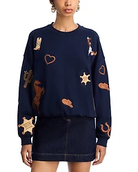 Aqua Western Sweatshirt - Exclusive