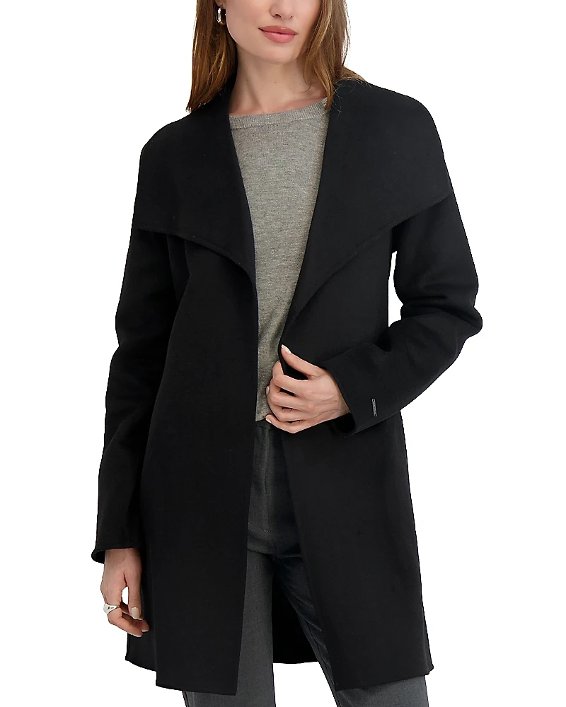 Tahari Ella Belted Wrap Coat