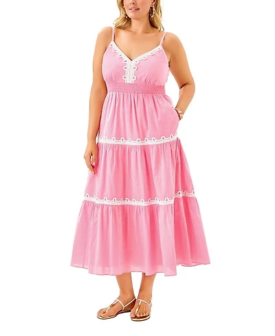 Lilly Pulitzer Zanna Cotton Midi Dress