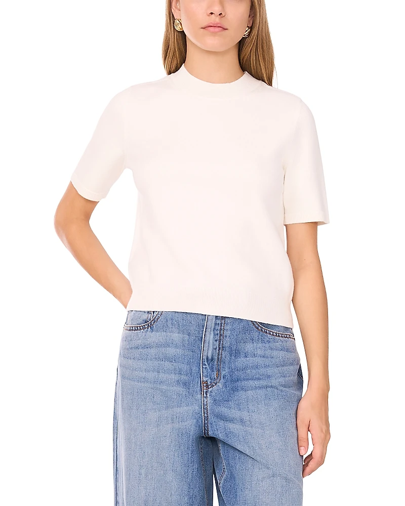 1.state Short Sleeve Sweater