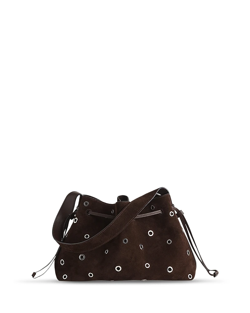 Madewell The Suede Drawstring Shoulder Bag