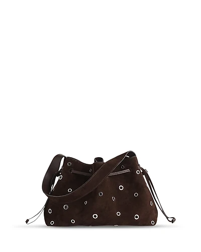 Madewell The Suede Drawstring Shoulder Bag