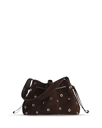 Madewell The Suede Drawstring Shoulder Bag