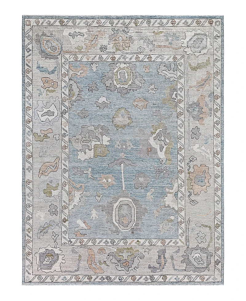 Bloomingdale's Colorful Oushak M0103- Area Rug