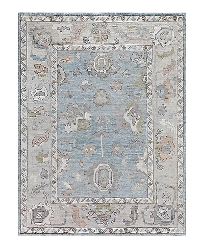 Bloomingdale's Colorful Oushak M0103- Area Rug