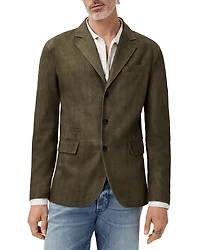 John Varvatos Rind Leather Jacket