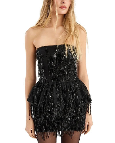 Rotate Sequin Bubble Top