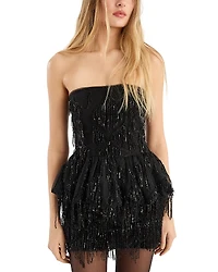 Rotate Sequin Bubble Top