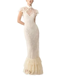 Sau Lee Ramona Lace Dress