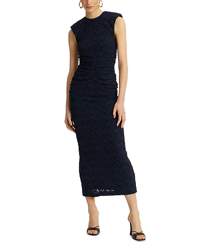 Rotate Lace Midi Dress