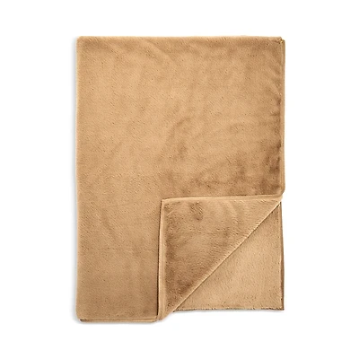 Hudson Park Collection Rabbit Faux Fur Throw Blanket - Exclusive