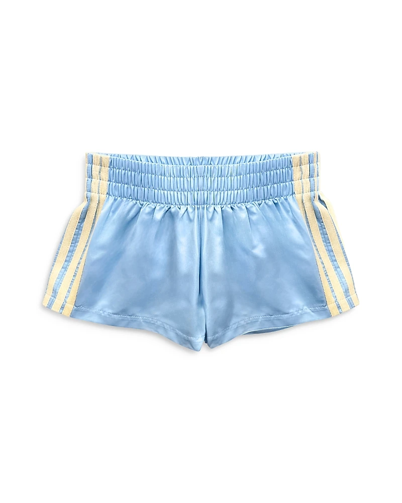 KatieJnyc Girls' Jordan Contrast Striped Shorts - Big Kid