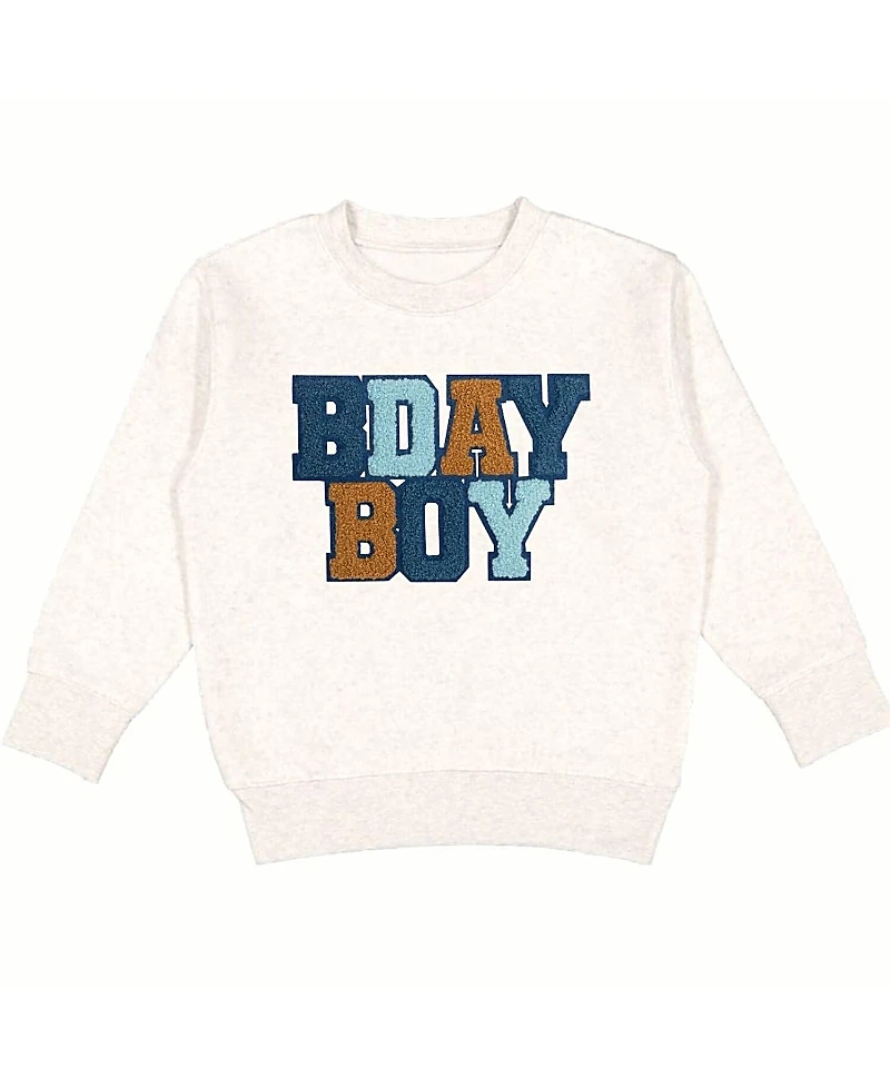 Sweet Wink Boys' Birthday Patch Sweatshirt - Baby