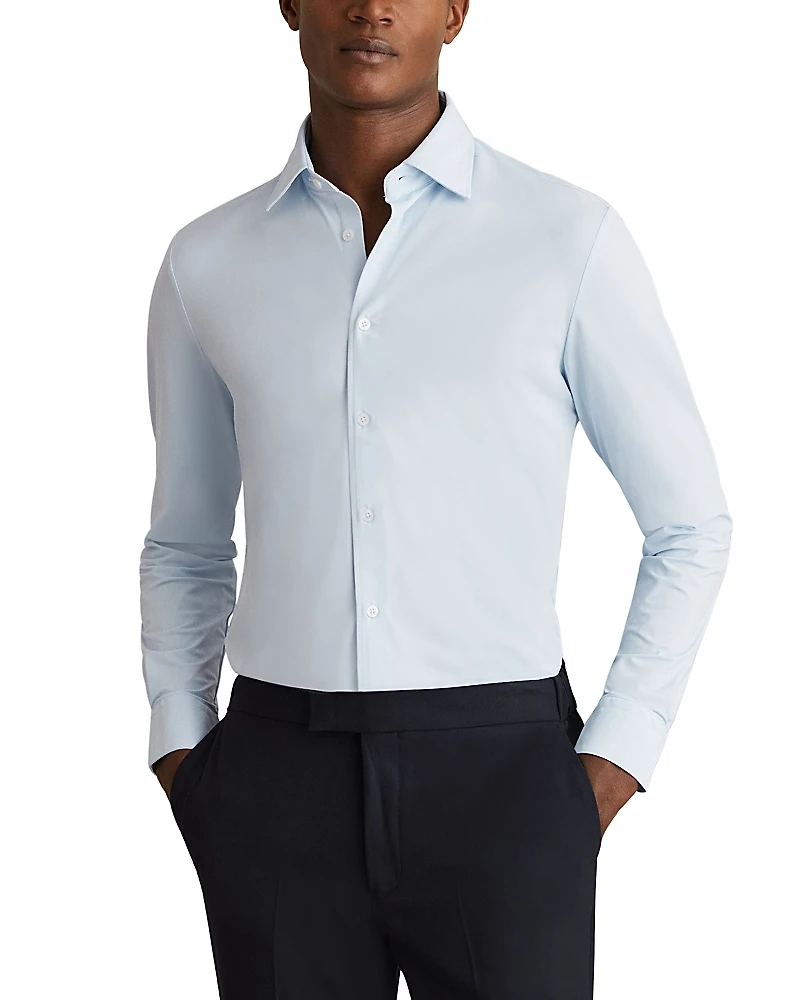 Reiss Voyager Slim Fit Button Down Travel Shirt