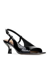 Donald Pliner Women's Grinn Leather Peep Toe Slingback Pumps