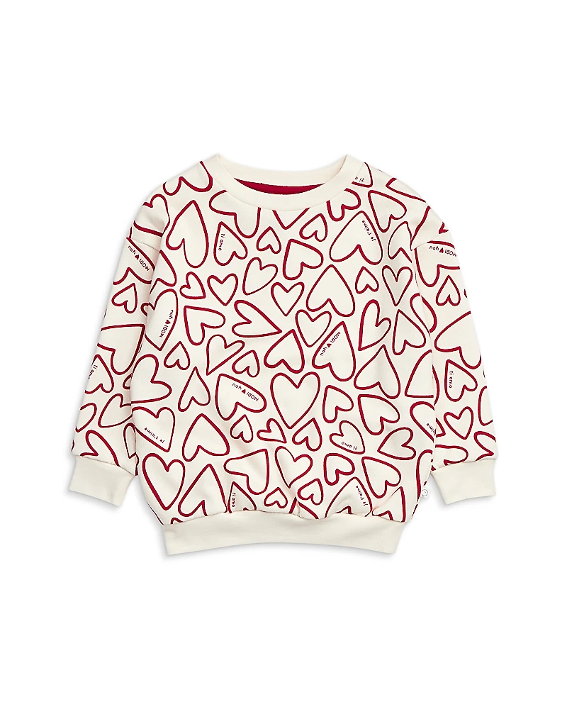 Mori Unisex Halloween Cat Puff Print Sweatshirt - Baby