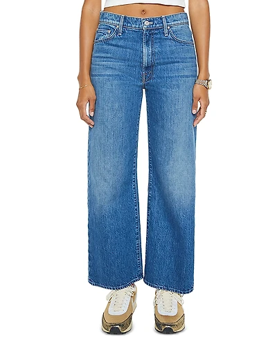 Mother The Dodger High Rise Ankle Wide Leg Jeans