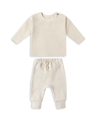Quincy Mae Boys' Striped Long Sleeved Tee & Pants Set - Baby