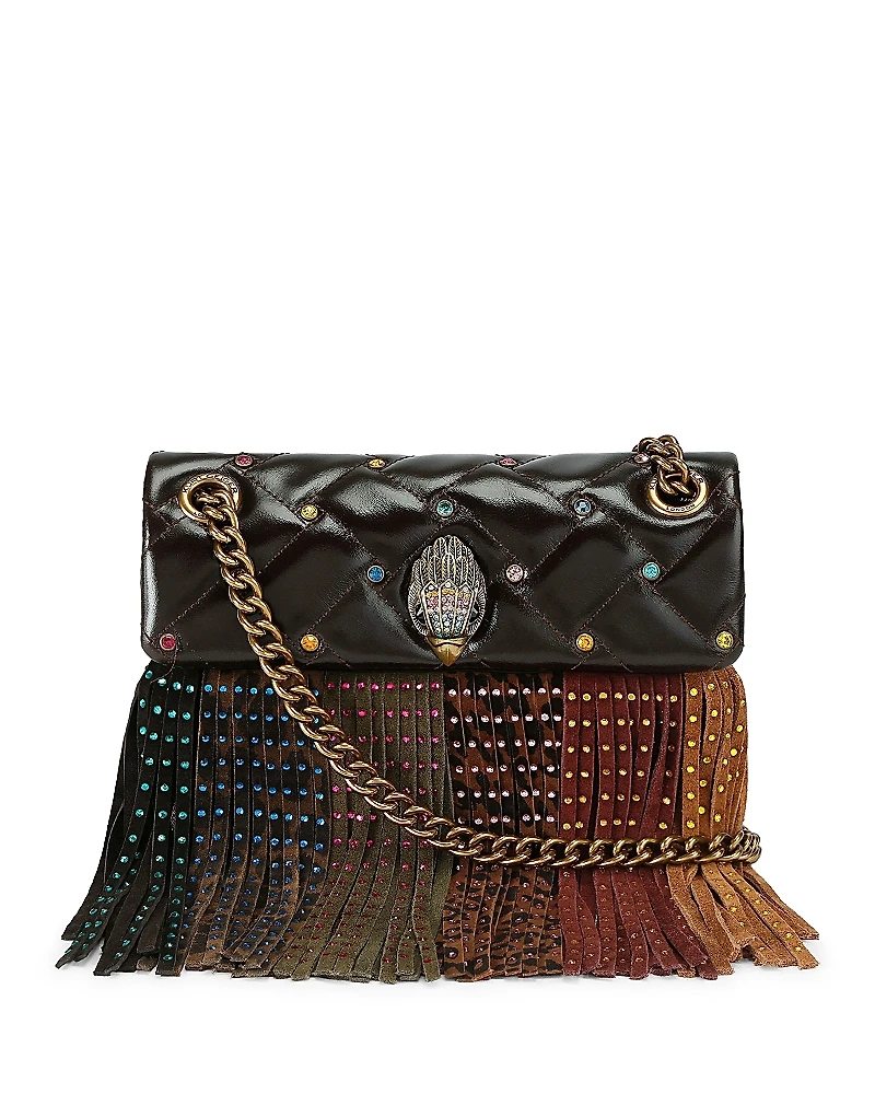 Kurt Geiger London Mini Kensington Fringe Convertible Crossbody