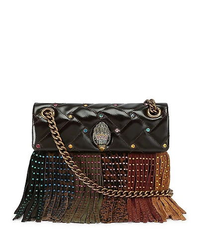 Kurt Geiger London Mini Kensington Fringe Convertible Crossbody