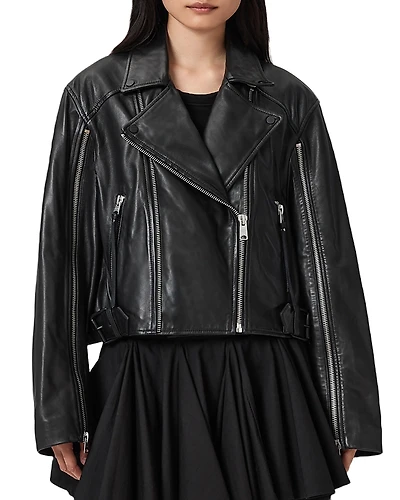 Allsaints Masone Leather Biker Jacket