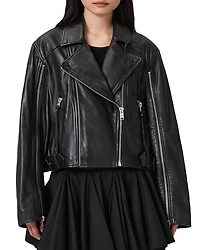 Allsaints Masone Leather Biker Jacket