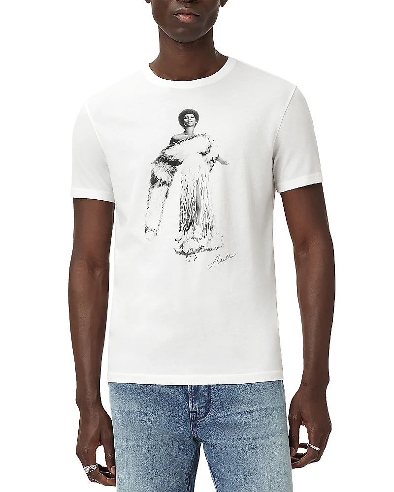 John Varvatos Aretha Franklin Graphic Tee