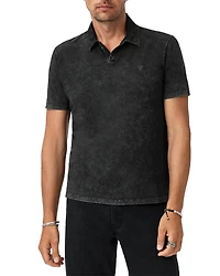 John Varvatos Carsten Open Collar Denim Polo Shirt