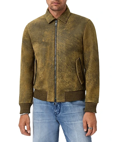 John Varvatos Oakley Leather Jacket