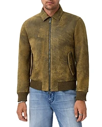 John Varvatos Oakley Leather Jacket