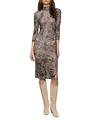 Sanctuary Night Out Mock Neck Dress