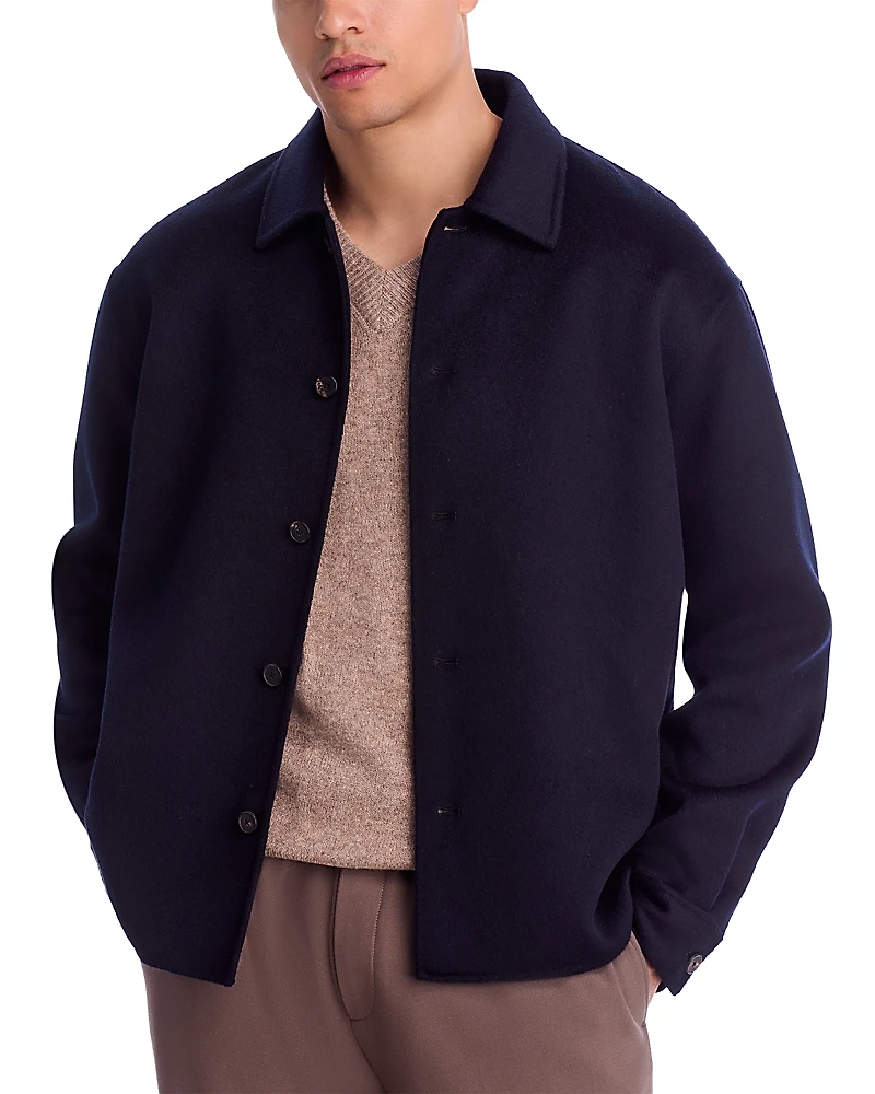 Frame Double Face Shirt Jacket