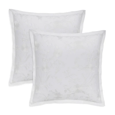 Sky Bianca Embroidery Euro Sham, Set of 2
