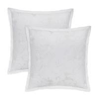 Sky Bianca Embroidery Euro Sham, Set of 2