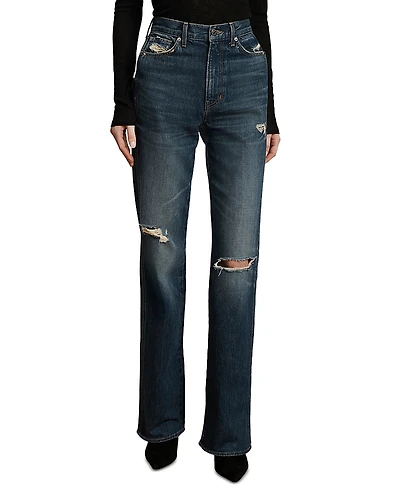 Veronica Beard Dylan High Rise Straight Jeans