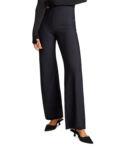 Commando Neoprene Ceo Stripe Wide Leg Pants