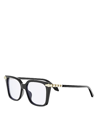 Bvlgari Serpenti Viper Square Eyeglasses, 53mm