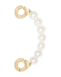 Dinh Van 18K Yellow Gold Menottes Dinh Van Freshwater Pearl Single Ear Cuff