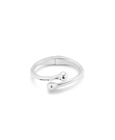 UNOde50 Sterling Silver Plated Metal Alloy Rigid Bracelet with Internal Spring