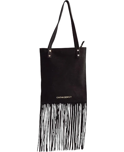 Cynthia Rowley Felicity Fringe Suede Tote