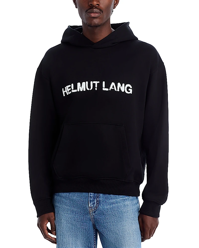 Helmut Lang Stencil Logo Hoodie