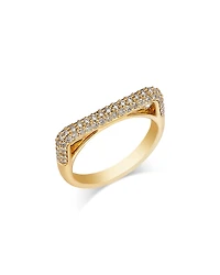 Bloomingdale's Fine Collection Diamond Pave Square Stack Band