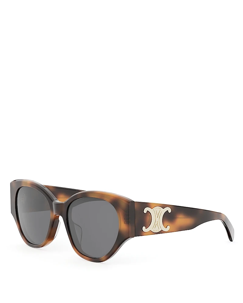 Celine Maxi Triomphe Butterfly Sunglasses, 55mm
