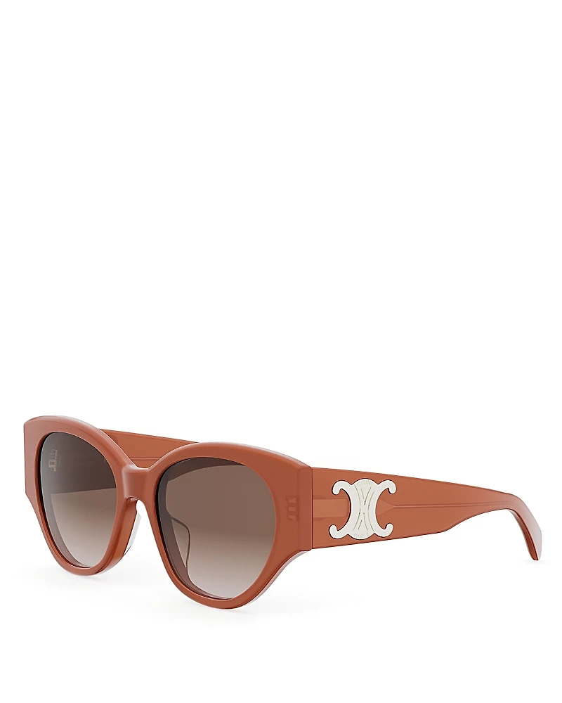 Celine Maxi Triomphe Butterfly Sunglasses, 55mm
